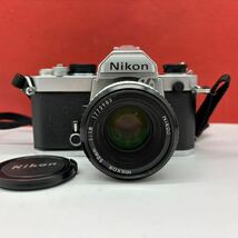 ◆ Nikon FM フィルムカメラ 一眼レフカメラ ボディ NIKKOR 50mm F1.8 Ai レンズ シャッター、露出計OK ニコン_画像1