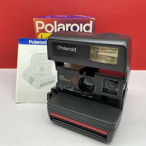 □ 未使用保管品 Polaroid 636 POLATALK ポラロイドカメラ インスタントカメラ シャッター、フラッシュOK ポラロイド