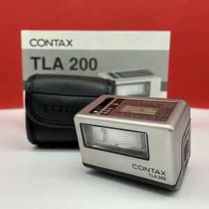 □ CONTAX TLA200 ストロボ カメラ アクセサリー フラッシュOK 説明書 コンタックス