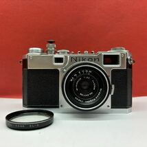 ◆ Nikon S2 フィルムカメラ レンジファインダー ボディ W-NIKKOR F3.5 3.5cm レンズ 動作確認済 シャッターOK 現状品 ニコン_画像1