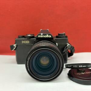 ◆ MINOLTA XD フィルムカメラ 一眼レフカメラ ボディ MD ZOOM ROKKOR 35-70mm F3.5 レンズ 露出計OK 現状品 ミノルタ