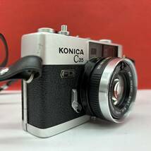 ◆ KONICA C35 FD HEXANON 38mm F1.8 レンジファインダー フィルムカメラ 動作確認済 シャッター、露出計OK コニカ _画像4