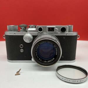 □ NICCA TYPE-III S ボディ フィルムカメラ レンジファインダー NIKKOR-H.C 5cm F2 レンズ シャッターOK ニッカ