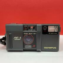 □ OLYMPUS AF-1 QUARTZDATE コンパクトフィルムカメラ ZUIKO 35mm F2.8 シャッター、フラッシュOK オリンパス_画像1