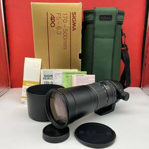 □ SIGMA APO 170-500mm F5-6.3 カメラ レンズ AF動作確認済 MINOLTA用 ミノルタ シグマ