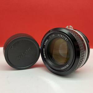 □ Nikon NIKKOR 50mm F1.4 Ai カメラレンズ 単焦点 マニュアル ニコン