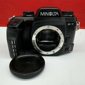 ▲ MINOLTA α-7 ボディ 一眼レフ フィルムカメラ 動作確認済 ミノルタ