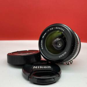 □ Nikon NIKKOR 28mm F2.8 Ai-s カメラレンズ 単焦点 マニュアル ニコン