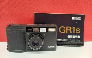 ■ RICOH GR1s コンパクトフィルムカメラ GR LENS 28mm F2.8 動作確認済 シャッター、フラッシュOK リコー
