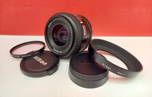 ■ Nikon AF NIKKOR 35mm F2 D カメラレンズ 広角単焦点レンズ AF動作確認済 ニコン