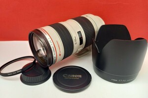 ■防湿庫保管品 CANON ZOOM LENS EF 70-200mm F2.8 L ULTRASONIC カメラ レンズ 動作確認済 キャノン