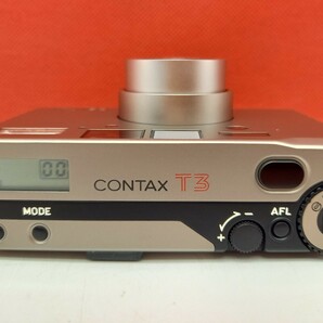 ■ CONTAX T3 コンパクトフィルムカメラ 動作確認済 シャッター、フラッシュOK ケース付 前期 コンタックスの画像5