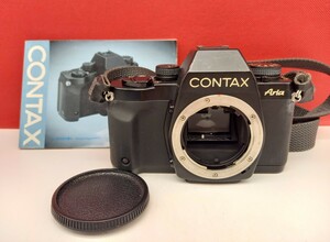 ■ CONTAX Aria フィルムカメラ 一眼レフカメラ ボディ 動作確認済 シャッター、露出計OK コンタックス 