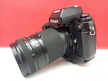 ■防湿庫保管品 Nikon F4 フィルム一眼レフカメラ ボディ AF NIKKOR 35-135/3.5-4.5 レンズ 動作確認済 シャッター、露出計OK ニコン_画像2