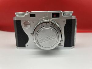 ＊ Konica II B フィルムカメラ レンジファインダー レンズ Hexar 1:2.8 f=50mm アンティーク 動作確認済み コニカ