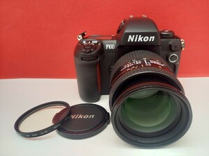 ■ Nikon F100 フィルム一眼レフカメラ ボディ AF NIKKOR 28-105mm F3.5-4.5D レンズ 動作確認済 現状品 ニコン