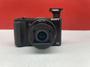 ＊ SONY DSC-HX60V G コンパクトデジタルカメラ デジカメ ブラック 画面異常あり 他 動作確認済み ジャンク ソニー