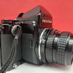 ■防湿庫保管品 PENTAX 67 TTLファインダー PENTAX 67 2.4/105 4/135 レンズ 中判フィルムカメラ 動作確認済 現状品 付属品 ペンタックス の画像4
