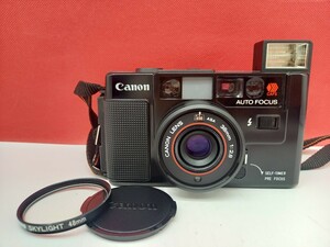 ■ Canon AF35M コンパクトフィルムカメラ 38mm F2.8 動作確認済 シャッター、フラッシュOK キャノン