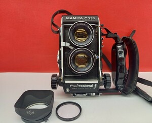 ■ MAMIYA C330 Professional F MAMIYA-SEKOR F2.8 80mm 二眼レフカメラ フィルムカメラ 動作確認済 シャッターOK マミヤ