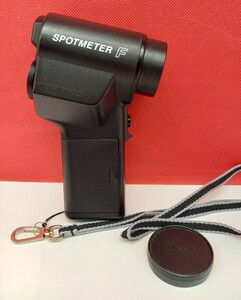 ■ MINOLTA SPOTMETER F スポットメーター 露出計 カメラ アクセサリー 通電確認済 ミノルタ