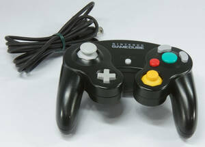 08-12(中古)NINTENDO GAMECUBE ゲームキューブ　純正コントローラー　ブラック