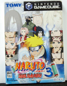 11-18（中古）GAMECUBE用　NARUTO3　ナルト3　激闘忍者大戦！