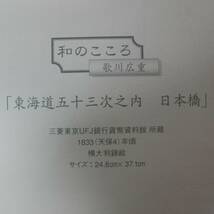 ゆうパック.80サイズ送料記載済み　 浮世絵額絵　和の心 北斎と広重　24枚セット 読売新聞社発行　24枚そろっています（赤枠.樂多我）　_画像6