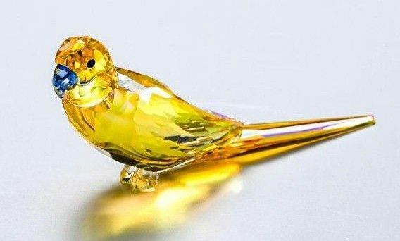 SWAROVSKI イエロー インコ 