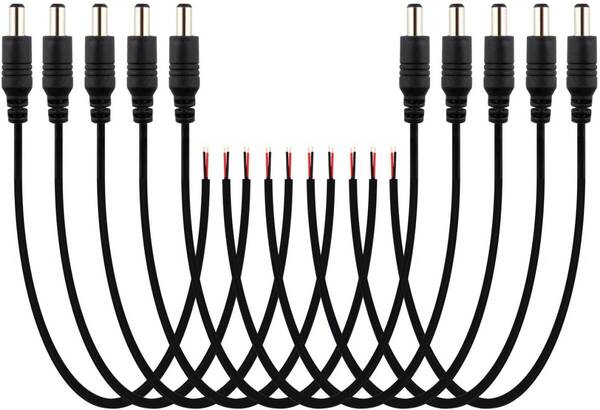 オス 2m DC 電源コネクタ ジャック コネクタ 5.5mmx2.1mm