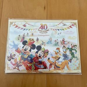 ディズニー40周年 台紙付きフリー切符 リゾートライン