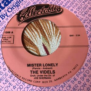 THE VIDELS 7inch MISTER LONELY Doo Wop ロカビリー