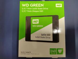 新品未使用品 WD 内蔵SSD 2.5インチ / 240GB / WD Green / SATA3.0 / WDS240G2G0A