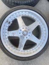  【希少】VeilSide ヴェイルサイド アンドリュー 中古ホイール 18インチ 4本セット18×8.5J/9.5J 225/40R18 255/35R18 当時物_画像5