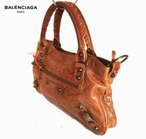 BALENCIAGA　バレンシアガ エディター　シティバッグ　ファースト　ショルダーバッグ　ハンドバッグ　1032082　WAY　美品_画像4