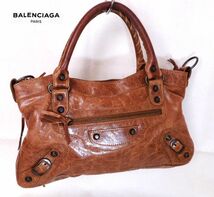 BALENCIAGA　バレンシアガ エディター　シティバッグ　ファースト　ショルダーバッグ　ハンドバッグ　1032082　WAY　美品_画像3