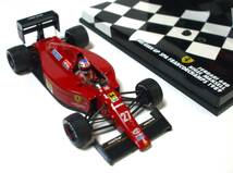 レインタイヤ★フェラーリ 640 マンセル フィギュア.PMAケース.デカール全貼替 ベルギーGP F1-89 Marlboro★Hashette 1/43_画像6