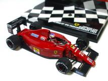 レインタイヤ★フェラーリ 640 マンセル フィギュア.PMAケース.デカール全貼替 ベルギーGP F1-89 Marlboro★Hashette 1/43_画像4