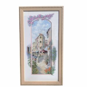 Art hand Auction ★Peta Motts Venice S Landscape Painting Interior Framed Painting That Pops Out of the Frame Framed Painting Wall Hanging Used Item Management J631, painting, oil painting, Nature, Landscape painting