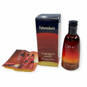 ★残量ほぼ満タン Christian Dior Fahrenheit オードトワレ ファーレンハイト 100ml ヴァポリザテール フランス製 現状品 中古品 管理J686