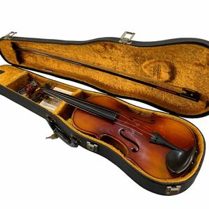 * old thing Antonius Stradivarius Anne toni male tiger ti burr violin Germany made hard case key attaching TAKABE stringed instruments secondhand goods control J810