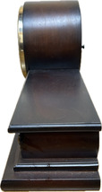 SEIKO GZ531B 日の出型 置時計 木製 茶色系 ブラウン系 昭和レトロ アンティーク 置物 インテリア セイコー_画像4