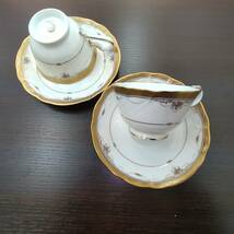 #6507 Noritake ノリタケ パレスガード PALACE GUARD 4308 カップ＆ソーサー 2客セット ティーカップ コーヒーカップ ブランド 洋食器_画像3