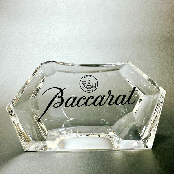 即日発送 バカラ ロゴ ネームプレート BACCARAT ディスプレイスタンド 非売品 ラージサイズ クリスタルガラス レア 希少 置物 オブジェ