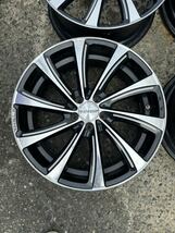 18インチ　5穴　PCD100 18X7.5j +48 VENERDI アルミホイール４本セット_画像6