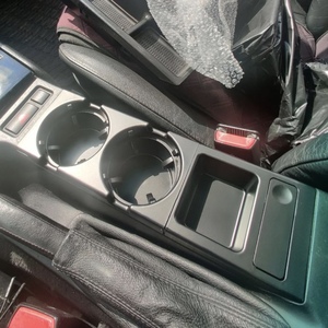 カップホルダー 収納ボックス ダブルホール センターコンソール BMW E46 1999-2006 318i 320i ブラック 黒 ★新品送料無料★ 車 パーツ