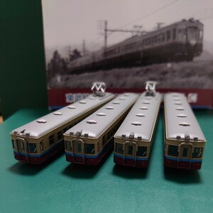 東武鉄道 5710系 青帯車 4両セット ジャンク 車体のみ 鉄道コレクション 鉄コレ トミーテック Nゲージ 鉄道模型