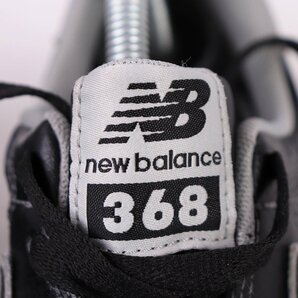 368 ニューバランス 26.5cm/new balance 黒 ブラック 灰 グレー レザー 中古 古着 スニーカー メンズ yy2878の画像8