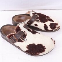 フットプリンツ 27.0cm/42 ナロー幅 ハラコ ボストン コンフォート ビルケンシュトック BIRKENSTOCK FOOTPRINTS 中古 bk1954_画像7