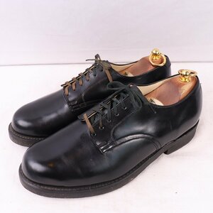  Solo gdoUS 8 EE USA made 60's~70's rank Vintage post man shoes Thorogood black black men's used ds4296